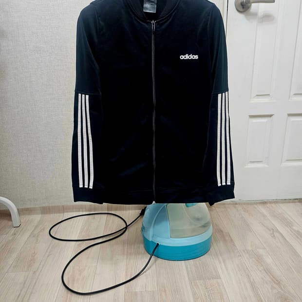 (95~100) 아디다스 에센셜 WTS [검흰] 트랙탑져지