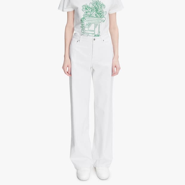 아페쎄 25 엘리자베스 화이트 데님 진