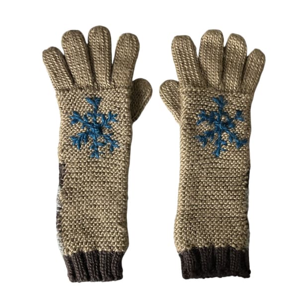 [JPN] 빈티지 재팬 핸드메이드 뜨개 롱 장갑