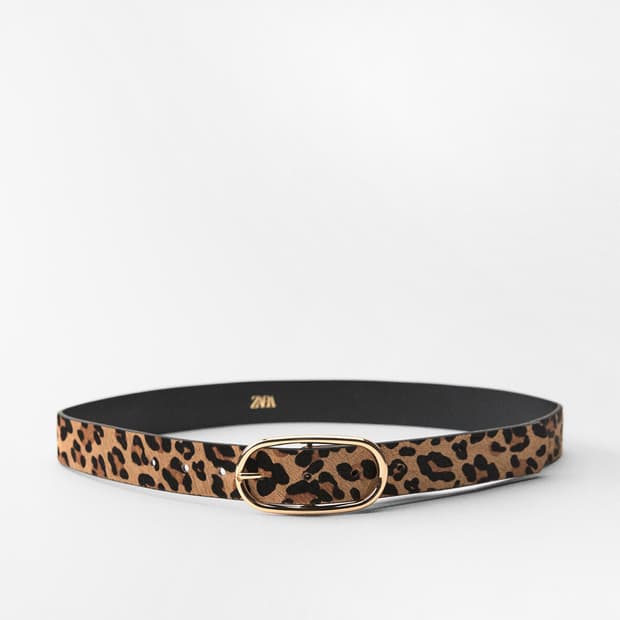자라 레오파드 리얼 송치 벨트