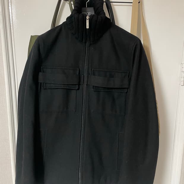 딕 비켐버그 하이넥 울 자켓