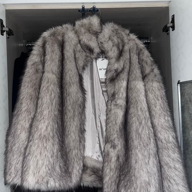 <새상품>애즈온 비비 퍼자켓