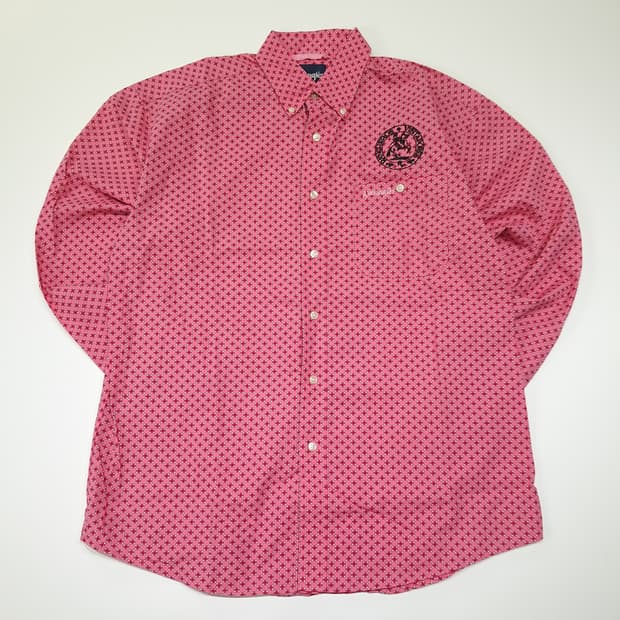 CL892 L 랭글러 핑크 리본 유방암 캠페인 유니크 자수 셔츠 남방