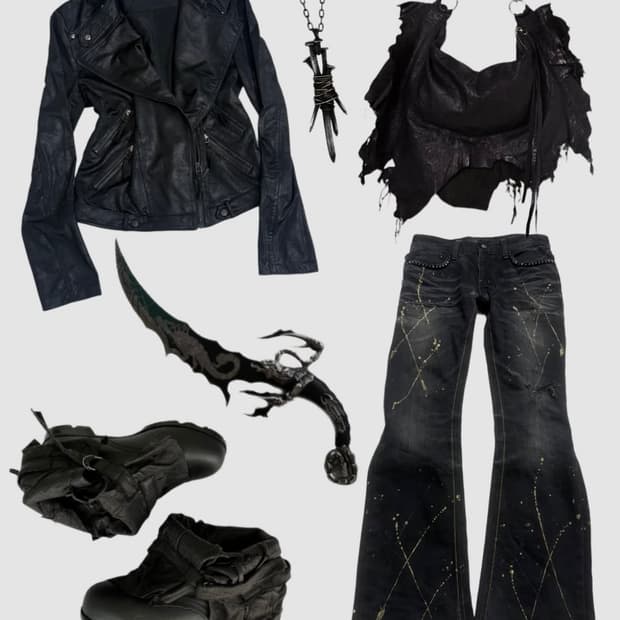 LAGUST V- kei Style Washing Denim Jeans