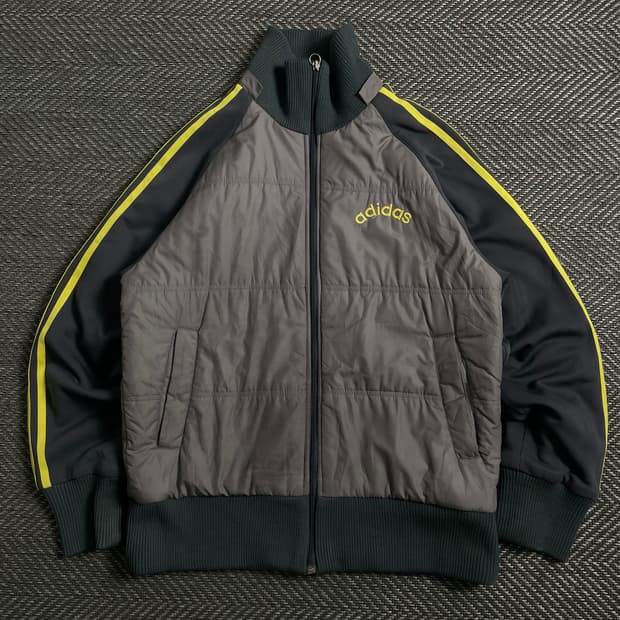00s 아디다스 올드스쿨 트랙탑 패디드 점퍼o 4653