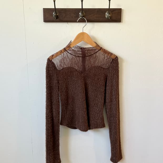 DAZY 시스루 터틀넥