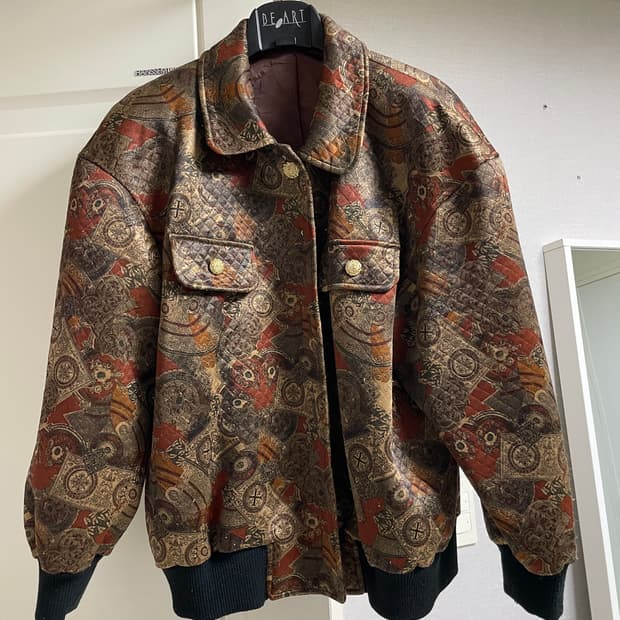 빈티지 봄버 자켓