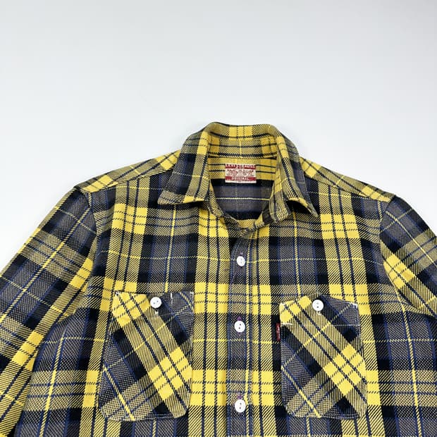 리바이스 오리지널 재팬 플란넬 타탄 체크셔츠 (L)