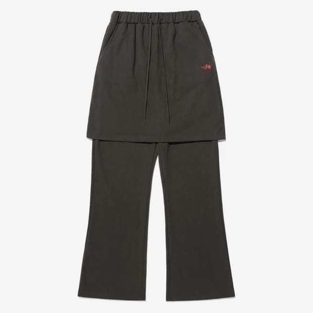 나이스고스트클럽 LOGO SWEAT LAYERED PANTS