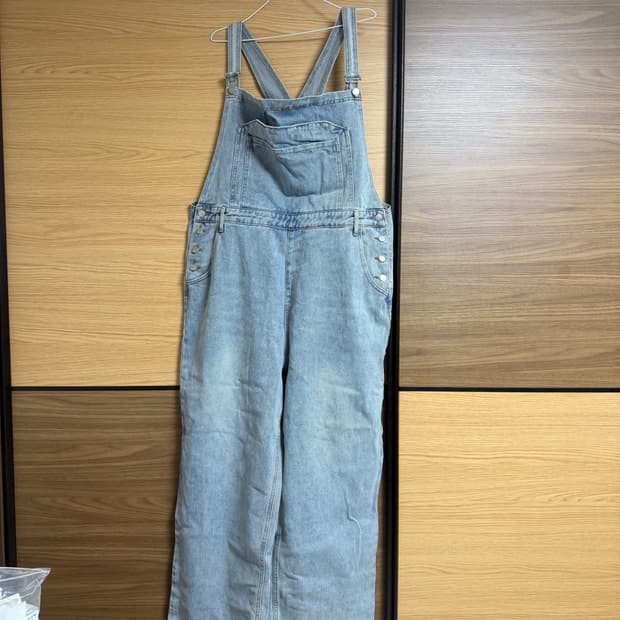 빈티지 청바지 멜빵 바지