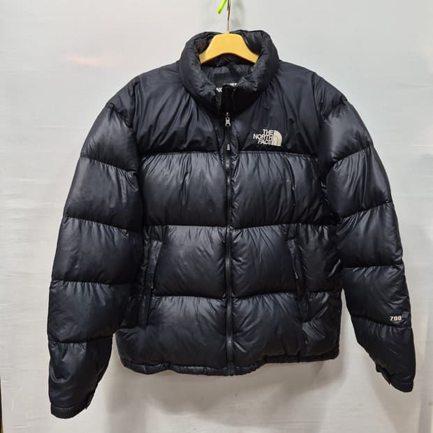 노스페이스 센터로고 700 눕시 패딩 남성 110