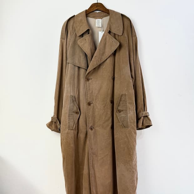 HILTON 워시드 트렌치 코트 (MADE IN ITALY)