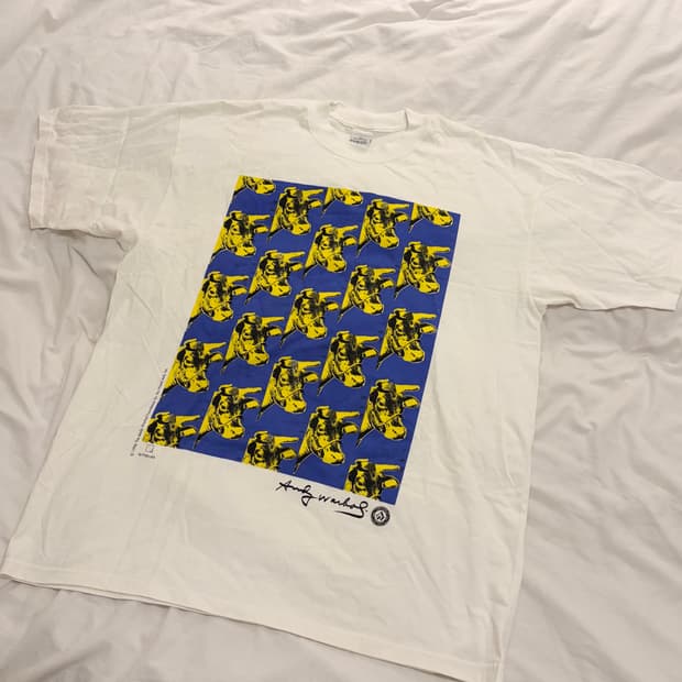 [XL] 빈티지 90’s 앤디워홀 Andy Warhol 아트 티셔츠