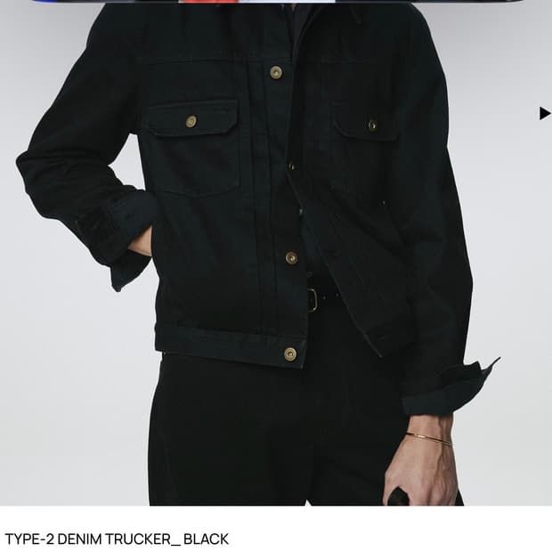 토니웩 타입-2 트러커 자켓 블랙 구매원합니다 Xl