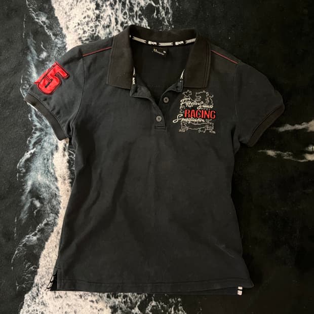 y2k프린팅 반팔카라티