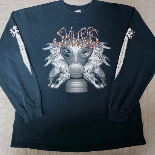 [XL] 00s 스킨리스 SKINLESS 빈티지 밴드티 롱슬리브