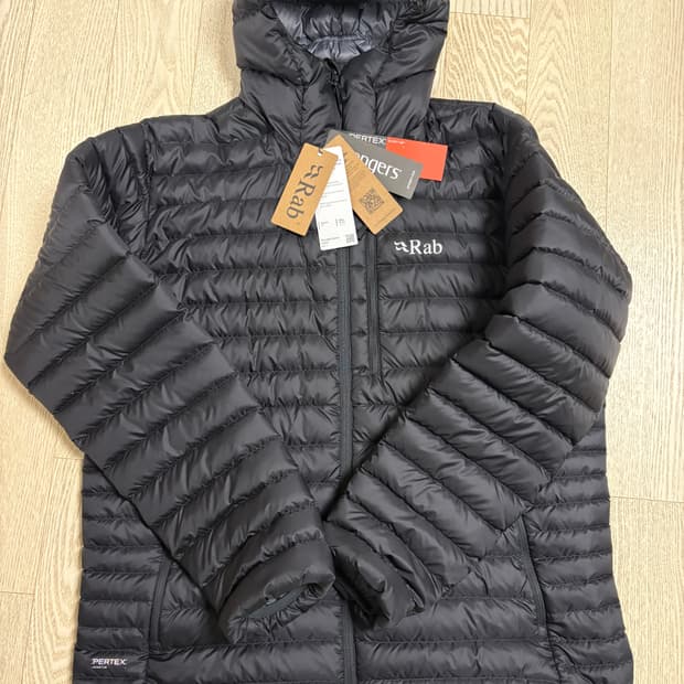 RAB 마이크로라이트 알파인 자켓 블랙 (UK XL/JPN XXL)