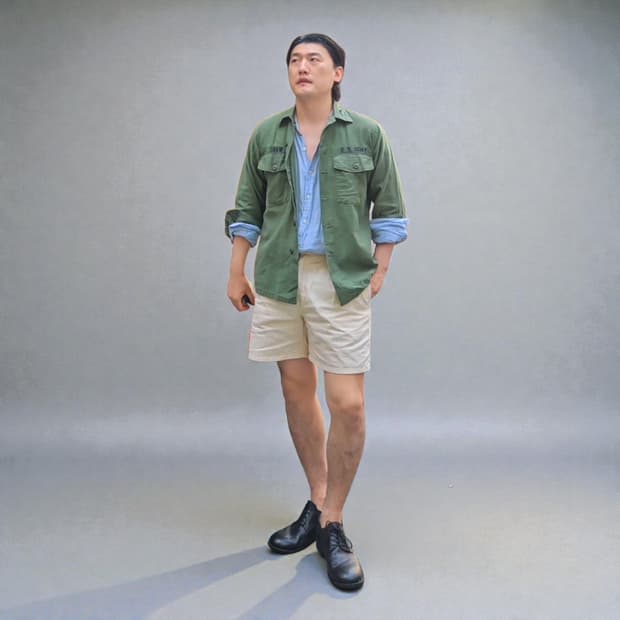 70s 오리지널 og107 컴뱃 셔츠 M0516