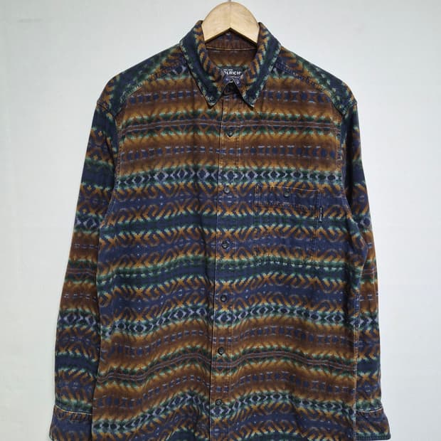 울리치WoolRich 에스닉 패턴 셔츠 L사이즈 - S357