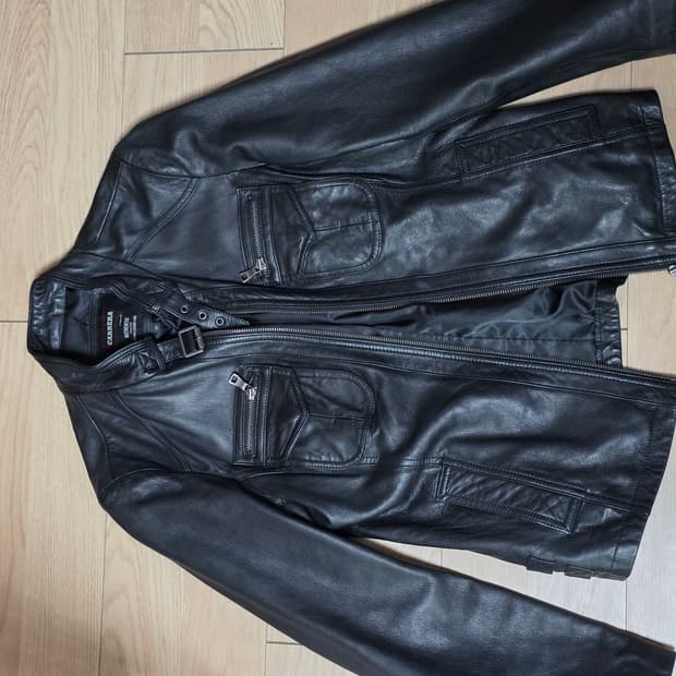 Carrera 소가죽 리얼레더자켓 블랙 66