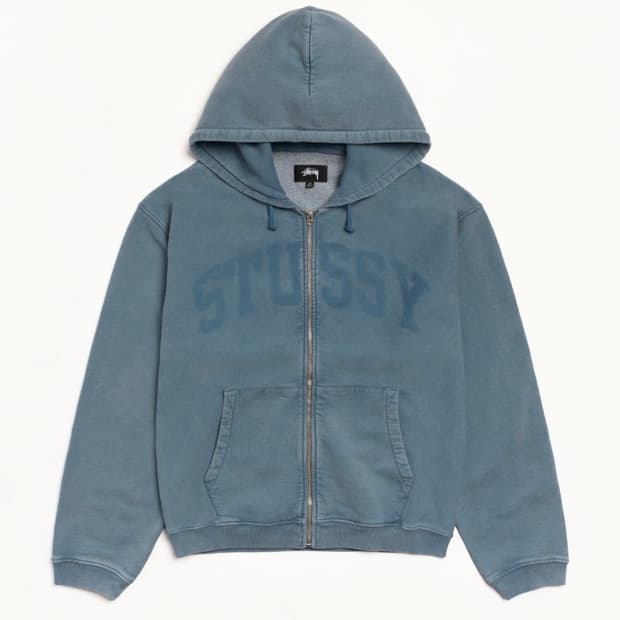 [M] 스투시 그래픽 후드집업 (WASHED NAVY)
