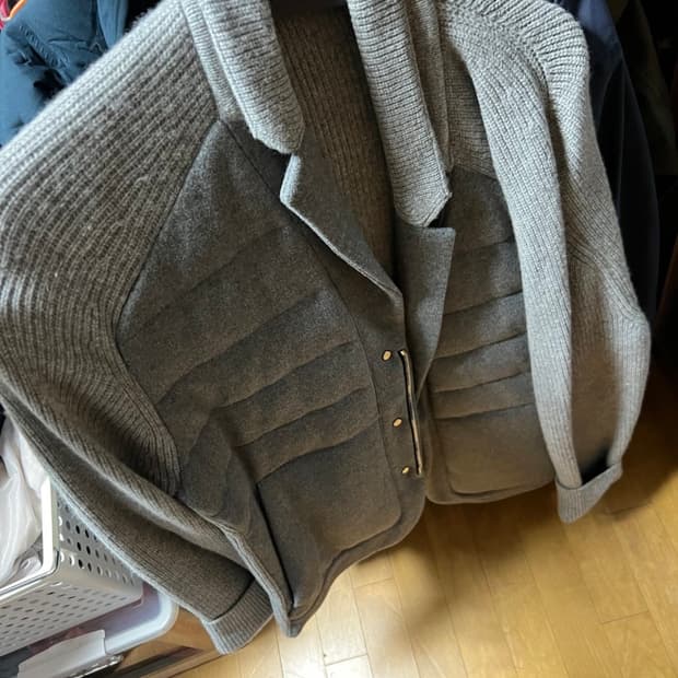 솔리드옴므 니트구스다운