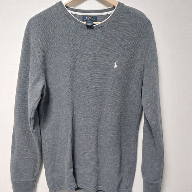 폴로 랄프로렌 남성 와플 티셔츠 회색 M