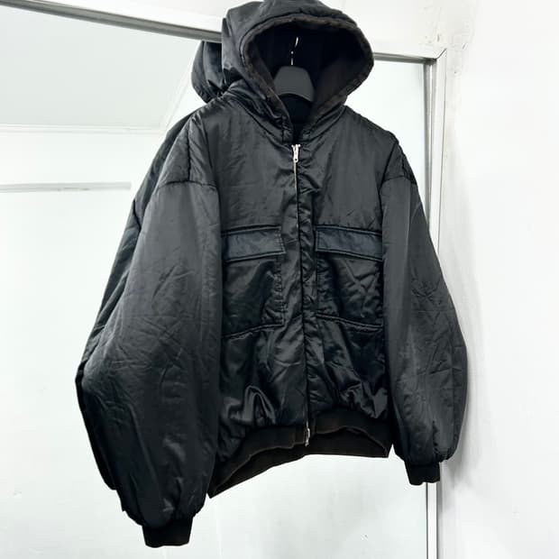 아워파스 PAS 018 리버시블 패딩 후드 집업