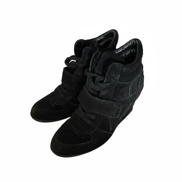 Ash 아쉬 스웨이드 웨지힐 스니커즈 