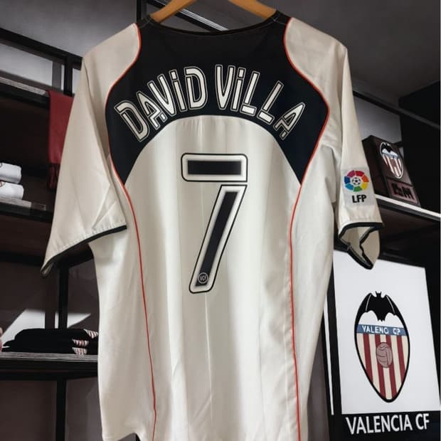 04-05 발렌시아 홈 다비드 비야 레전드 유니폼 정품