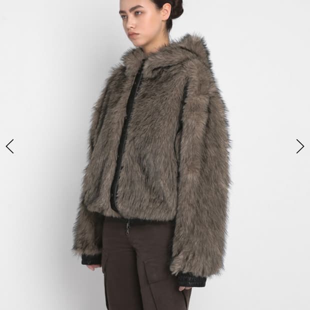 샌드릭 리버시블 퍼자켓 새상품