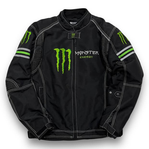 MOTORCYCLE 몬스터 에너지 바이커 자켓