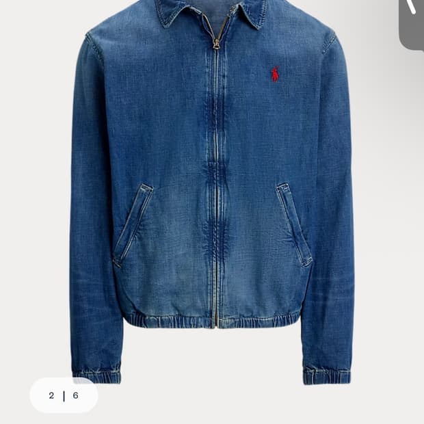Polo 신상데님자켓 거의새상품