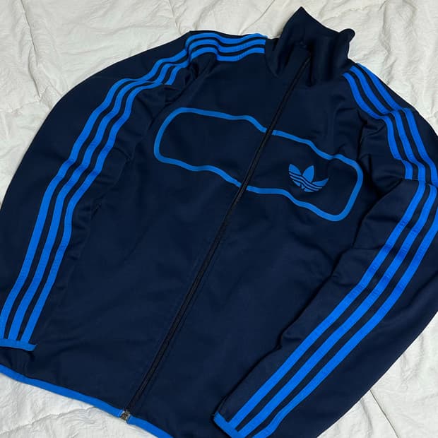 아디다스 파이어버드 뀌여미 져지 블루 미디움