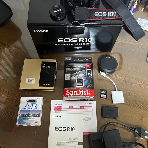 캐논 EOS R10 18-45 키트 풀박스