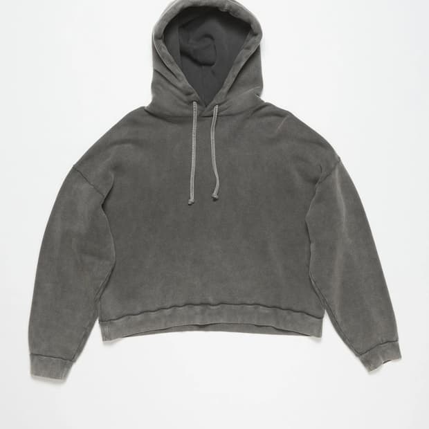 Acne Studios 로고 플리스 후디