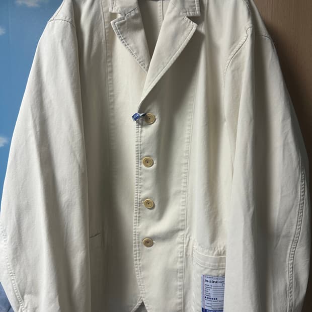 [새상품급] 미하라야스히로 블레이져 자켓 아이보리 L