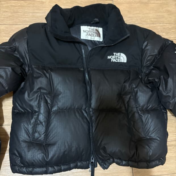 노스페이스 여성 노벨티 눕시 화이트라벨 패딩 블랙 s 85