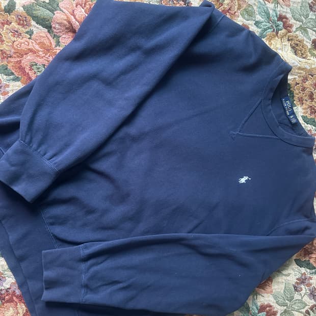 폴로 맨투맨 네이비XL