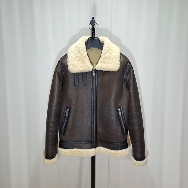 (택포) 양가죽 B-3 무스탕 국내생산 100 B602