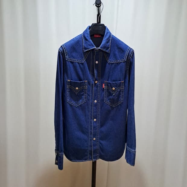 (택포) 리바이스 타입원 웨스턴 데님 셔츠 M A887