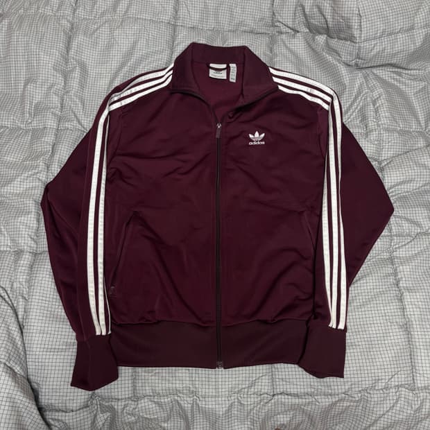아디다스 파이어버드 트랙탑 버건디