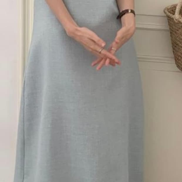 새상품)민소해 프린지 롱 원피스 55