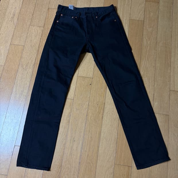 빈티지 리바이스 501 블랙 데님 팬츠 29