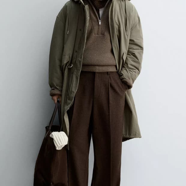 Zara 투인원 탈부착 파카