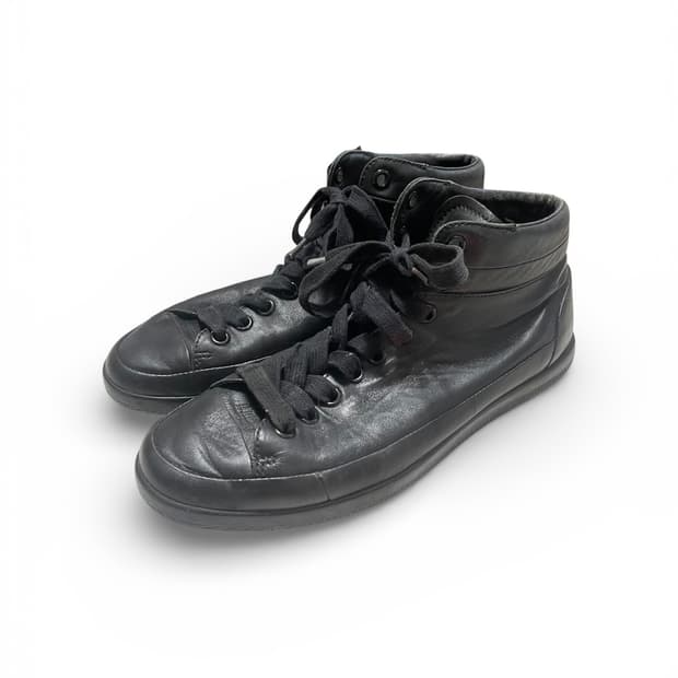 275~280) 프라다 스포츠 레더 미드탑 스니커즈 신발