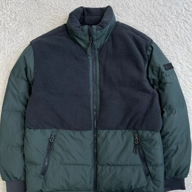 블랙야크 리버시블 후리스 덕다운 패딩/#225