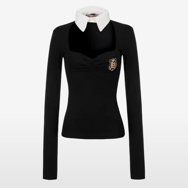 베이비메탈클럽 챠미 카라 탑 (블랙)