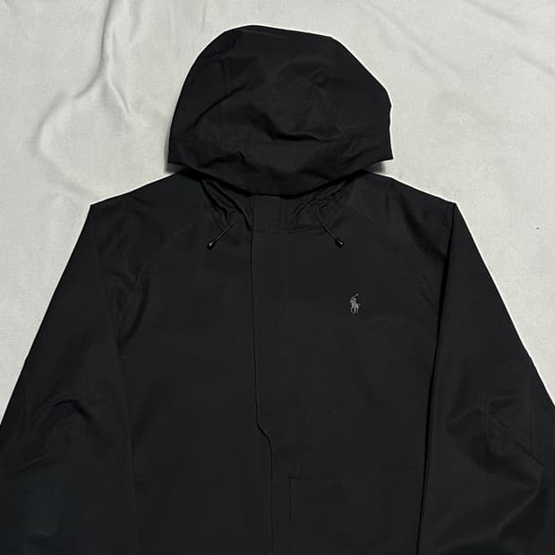 L 폴로랄프로렌 워터프루프 블랙 바람막이