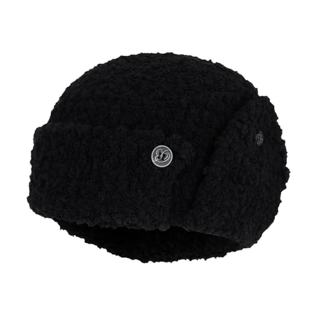 BUTTONY BUTTON EAR MUFF BEANIE